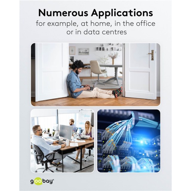 GOOBAY καλώδιο οπτικής ίνας SC-APC 59604, Singlemode OS2, 20m, λευκό