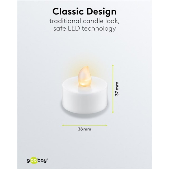 GOOBAY σετ LED φωτιστικά ρεσώ 77752, 2500K, IP20, 4τμχ