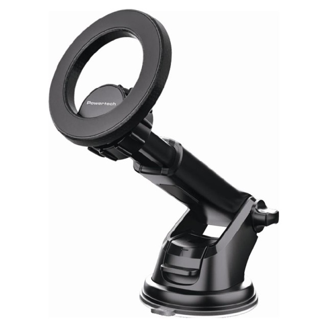 POWERTECH βάση smartphone αυτοκινήτου PT-1550 για ταμπλό, μαγνητική, μαύρη
