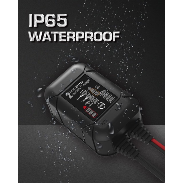 BYGD φορτιστής & συντηρητής μπαταρίας αυτοκινήτου S2000, 6-12V/2A