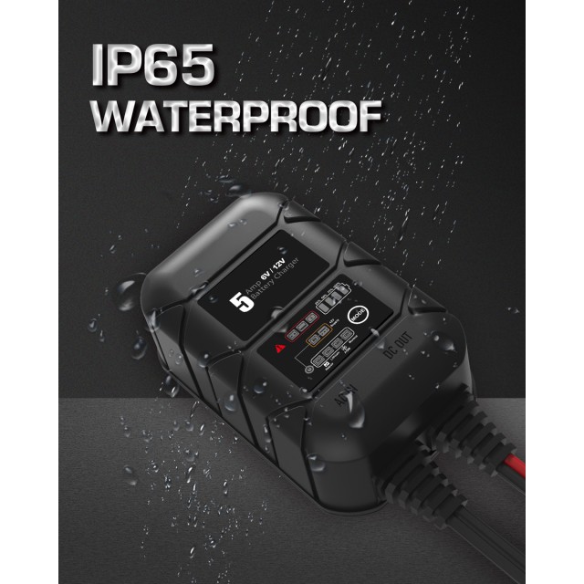 BYGD φορτιστής & συντηρητής μπαταρίας αυτοκινήτου S5000, 6V/2A 12V/5A