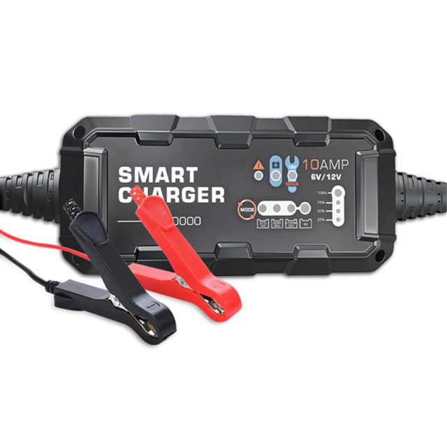 BYGD φορτιστής & συντηρητής μπαταρίας αυτοκινήτου F10000, 6V/2A 12V/10A