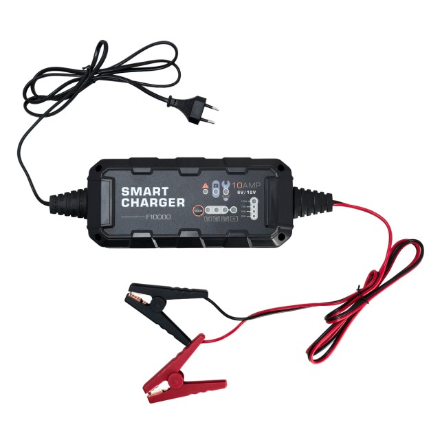 BYGD φορτιστής & συντηρητής μπαταρίας αυτοκινήτου F10000, 6V/2A 12V/10A
