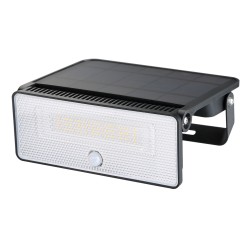 POWERTECH LED ηλιακό φωτιστικό PT-1518 με αισθητήρα κίνησης, 12W, 3600mAh, μαύρο
