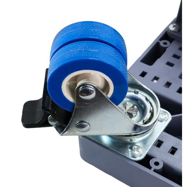 HOME USE βάση λευκών συσκευών HUH-0260 με ρόδες, ρυθμιζόμενη 70x90cm, έως 500kg, γκρι