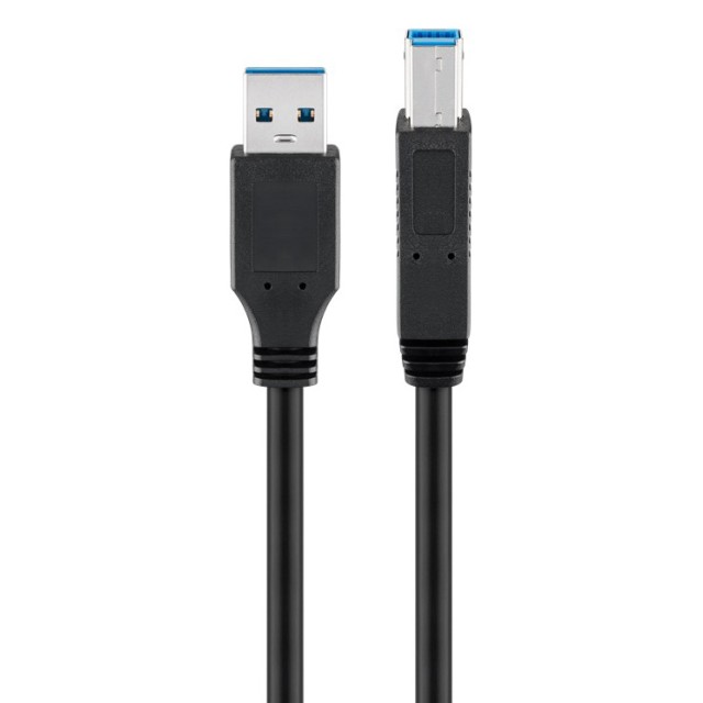 GOOBAY καλώδιο USB 3.0 σε USB Type B 95719, 1m, 5Gbps, μαύρο