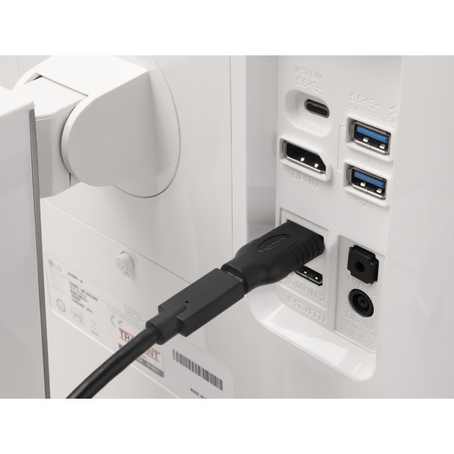 DELOCK αντάπτορας HDMI σε USB-C 61075, 4K/60Hz, μαύρος