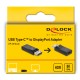 DELOCK αντάπτορας DisplayPort σε USB-C 61078, 8K/60Hz, μαύρος