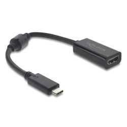 DELOCK αντάπτορας USB-C σε HDMI 61085, 8K/60Hz, μαύρος