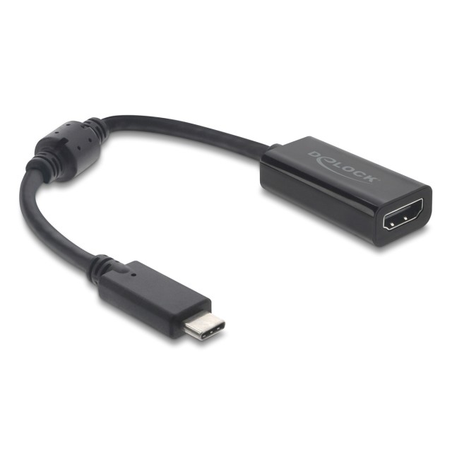DELOCK αντάπτορας USB-C σε HDMI 61085, 8K/60Hz, μαύρος