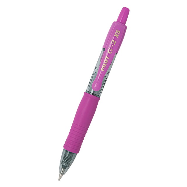 PILOT στυλό διαρκείας gel G-2 XS, 0.7mm, 11cm, ροζ
