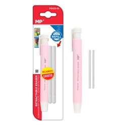 MP μηχανική γόμα για μολύβι PG122-01 με 2x ανταλλακτικά, ροζ