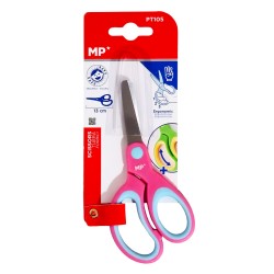 MP παιδικό ψαλίδι χαρτιού PT105, μεταλλική λεπίδα, 13cm, ροζ