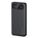 USAMS power bank CD249 με οθόνη, 3x θύρες εξόδου, 10000mAh, PD20W, μαύρο