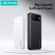 USAMS power bank CD249 με οθόνη, 3x θύρες εξόδου, 10000mAh, PD20W, λευκό