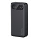 USAMS power bank CD251 με οθόνη, 3x θύρες εξόδου, 20000mAh, PD20W, μαύρο