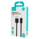 USAMS καλώδιο Lightning σε USB US-SJ694, 2.4A, 480Mbps, 2m, μαύρο
