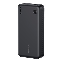 USAMS power bank CD254, 2x θύρες εξόδου, 20000mAh, 10W, μαύρο