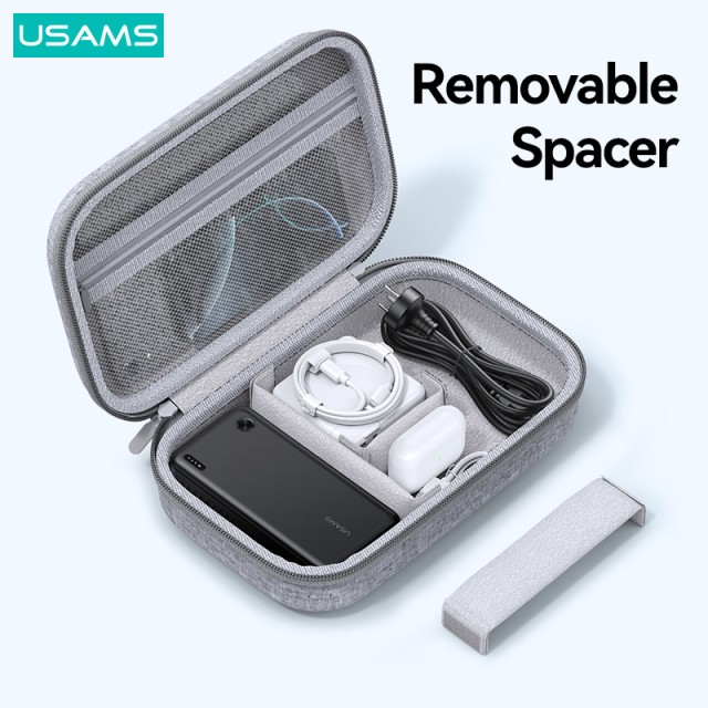 USAMS θήκη tablet και οργάνωσης αξεσουάρ Jane05, 265x167x72mm, γκρι