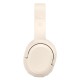 USAMS headphones YG23, ασύρματα & ενσύρματα, Φ40mm, 300mAh, μπεζ