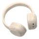 USAMS headphones YG23, ασύρματα & ενσύρματα, Φ40mm, 300mAh, μπεζ