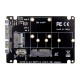 POWERTECH κάρτα μετατροπής 2.5" SATA σε M.2 B & mSATA SSD ST525, 6Gbps