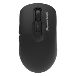 POWERTECH ασύρματο ποντίκι PT-1542, 2.4GHz, έως 5000DPI, αθόρυβο, μαύρο