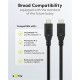 GOOBAY καλώδιο USB-C 74198, USB4, 100W, 20Gbps, 4K/60Hz, 3m, μαύρο