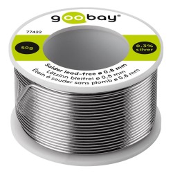 GOOBAY σύρμα συγκόλλησης 77422, Φ0.8mm, lead free, 50g