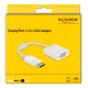 DELOCK αντάπτορας DisplayPort σε VGA 61007, Full HD, passive, λευκός