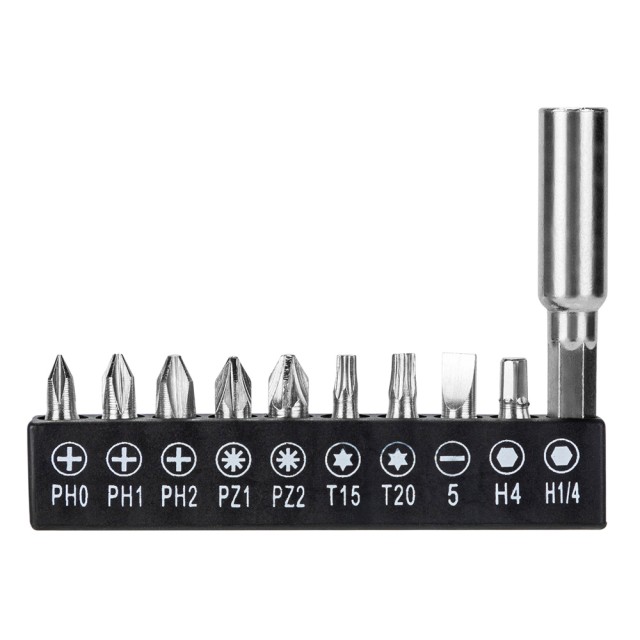 DELI κατσαβίδι μπαταρίας με μύτες DL-DP04-E2B1, LED φακός, 1500mAh