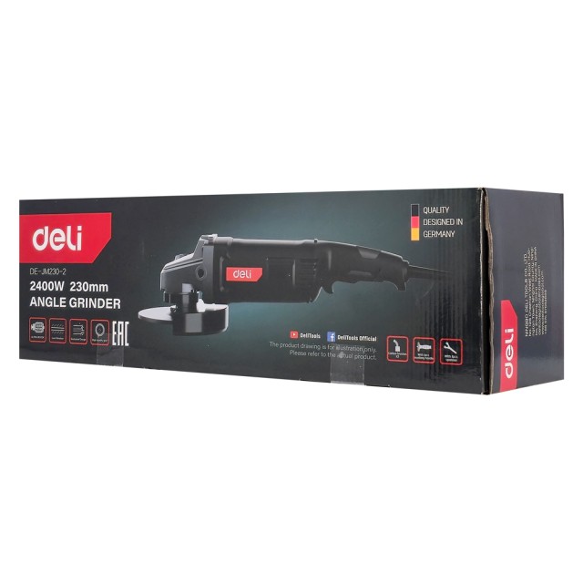 DELI τροχός ρεύματος DE-JM230-2E, 2400W