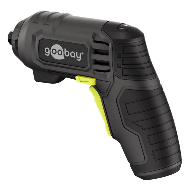 GOOBAY 4 σε 1 κατσαβίδι μπαταρίας με μύτες & εξαρτήματα 77817, LED φακός, 1500mAh