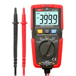 UNI-T μίνι ψηφιακό πολύμετρο UT125C, 600V AC/DC, NCV