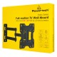 POWERTECH επιτοίχια βάση τηλεόρασης PT-1556, 23-43", έως 30kg, full motion