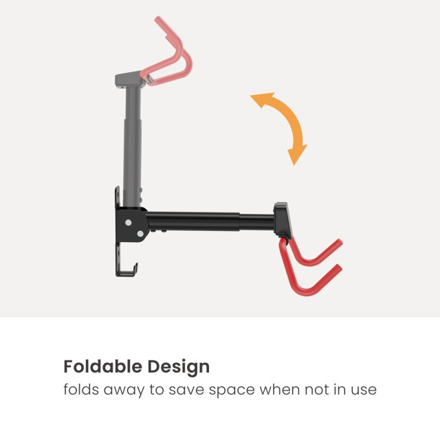 BRATECK επιτοίχια βάση ποδηλάτου LBM13-01, έως 30kg, μαύρη