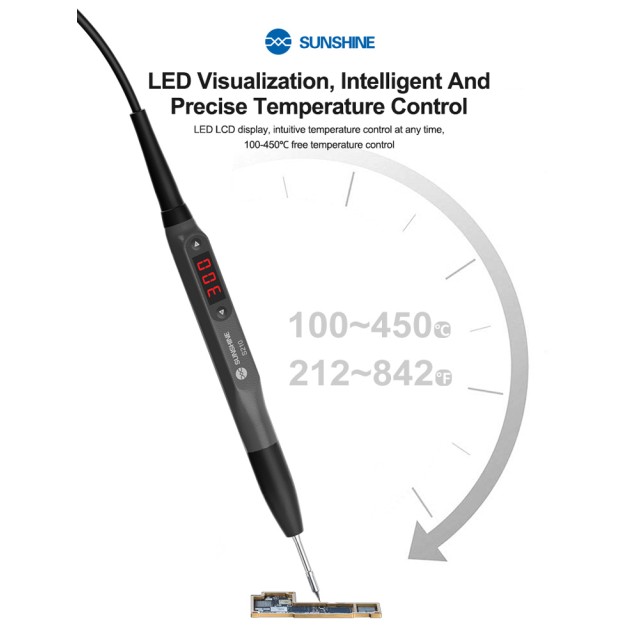 SUNSHINE σταθμός κόλλησης 210 Pro με κολλητήρι, 110W, 100~450 °C