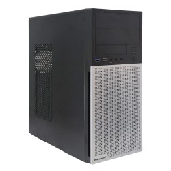 POWERTECH PC Case PT-1563 με 550W PSU, ATX Midi, 376.6x175x408.5mm, μαύρο