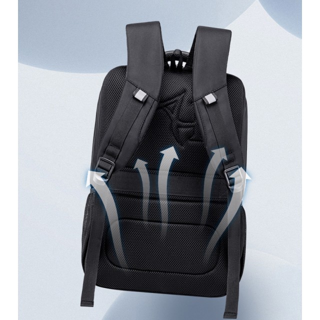 ARCTIC HUNTER τσάντα πλάτης B00111 με θήκη laptop 15.6", 20L, μαύρη