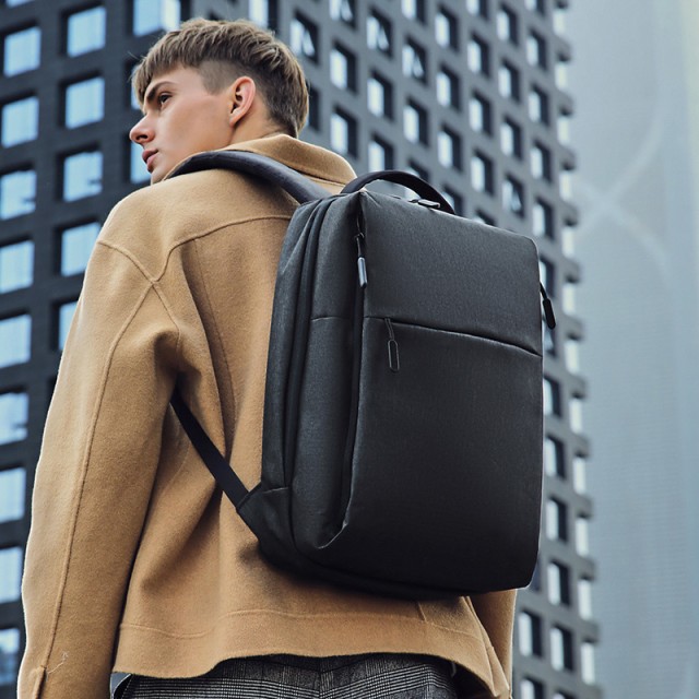 ARCTIC HUNTER τσάντα πλάτης 1701L με θήκη laptop 15.6", USB, 17L, μαύρη