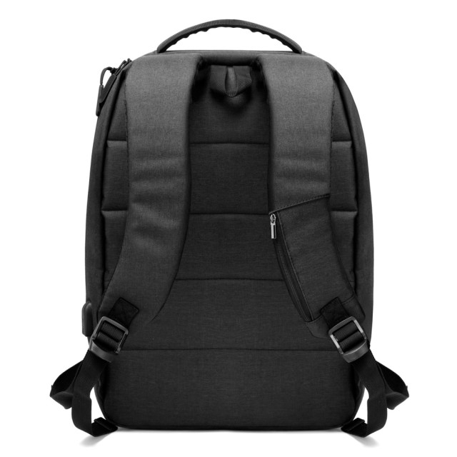 ARCTIC HUNTER τσάντα πλάτης 1701L με θήκη laptop 15.6", USB, 17L, μαύρη