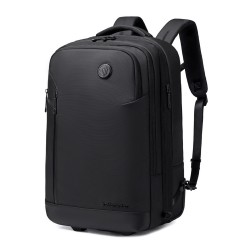 ARCTIC HUNTER τσάντα ταξιδίου LG00861 με θήκη laptop 15.6", τροχήλατη, 42L/54L, μαύρη