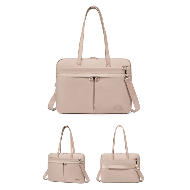 CHANTRIA γυναικεία τσάντα ώμου CB00773 για laptop 15.6", 4L, χακί