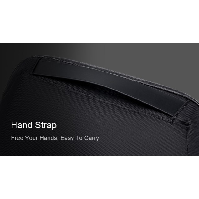 ARCTIC HUNTER τσάντα χειρός K00613, 2.7L, μαύρη