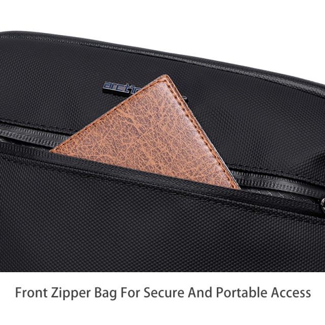 ARCTIC HUNTER τσάντα χειρός K00613, 2.7L, μαύρη