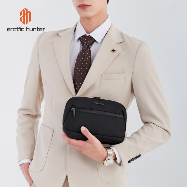 ARCTIC HUNTER τσάντα χειρός K00613, 2.7L, μαύρη