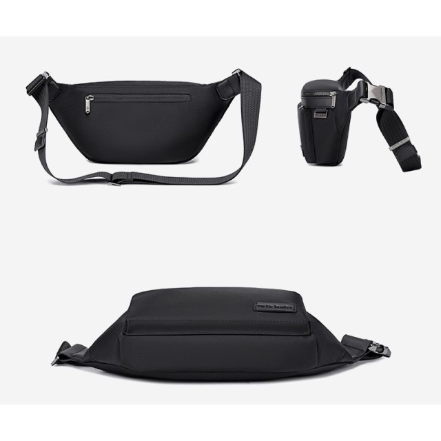 ARCTIC HUNTER τσάντα Crossbody XB00837, 3.5L, μαύρη