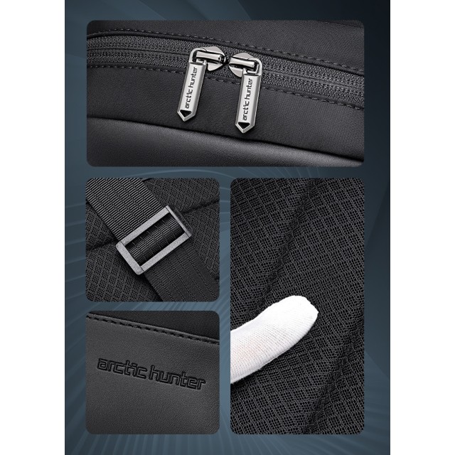ARCTIC HUNTER τσάντα Crossbody XB00829, 3L, μαύρη