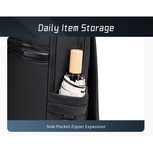 ARCTIC HUNTER τσάντα πλάτης B00872 με θήκη laptop 15.6", 14.5L, μαύρη