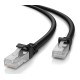 POWERTECH καλώδιο δικτύου CAB-N454, Cat 5e U/UTP, CCA, 100Hz, 1.5m, μαύρο